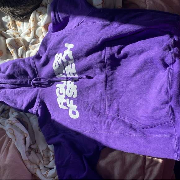 Purple Virgil Abloh figures of speech hoodie. - Picture 6 of 7